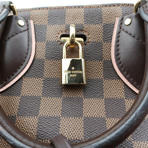Secondhand Louis Vuitton Normandy Magnolia×Pink Damier canvas×Taurillon leather N41488 shoulderbag | stylenewstar