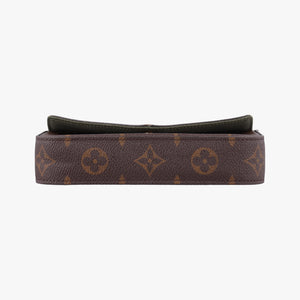 Pre-owned Louis Vuitton Multi Pochette FeLICIE Brown×KHAKI Monogram Canvas M80091 shoulderbag | stylenewstar