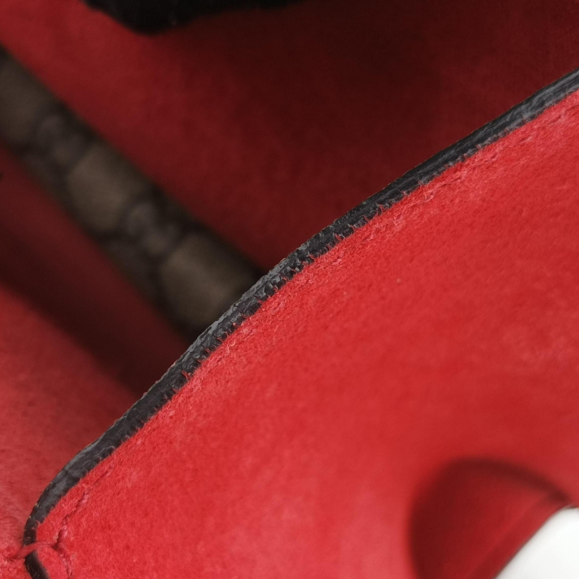 Pre-owned Gucci Dionysus beige×red PVC coated canvas × suede 421970 shoulderbag | stylenewstar