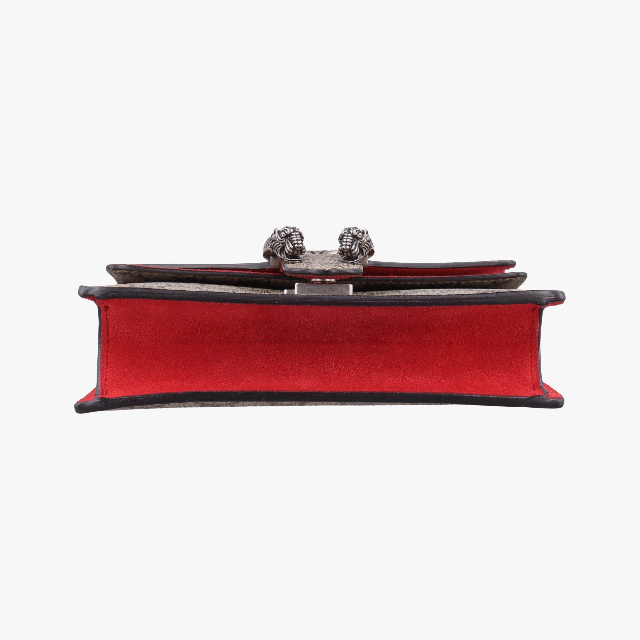 Pre-owned Gucci Dionysus beige×red PVC coated canvas × suede 421970 shoulderbag | stylenewstar