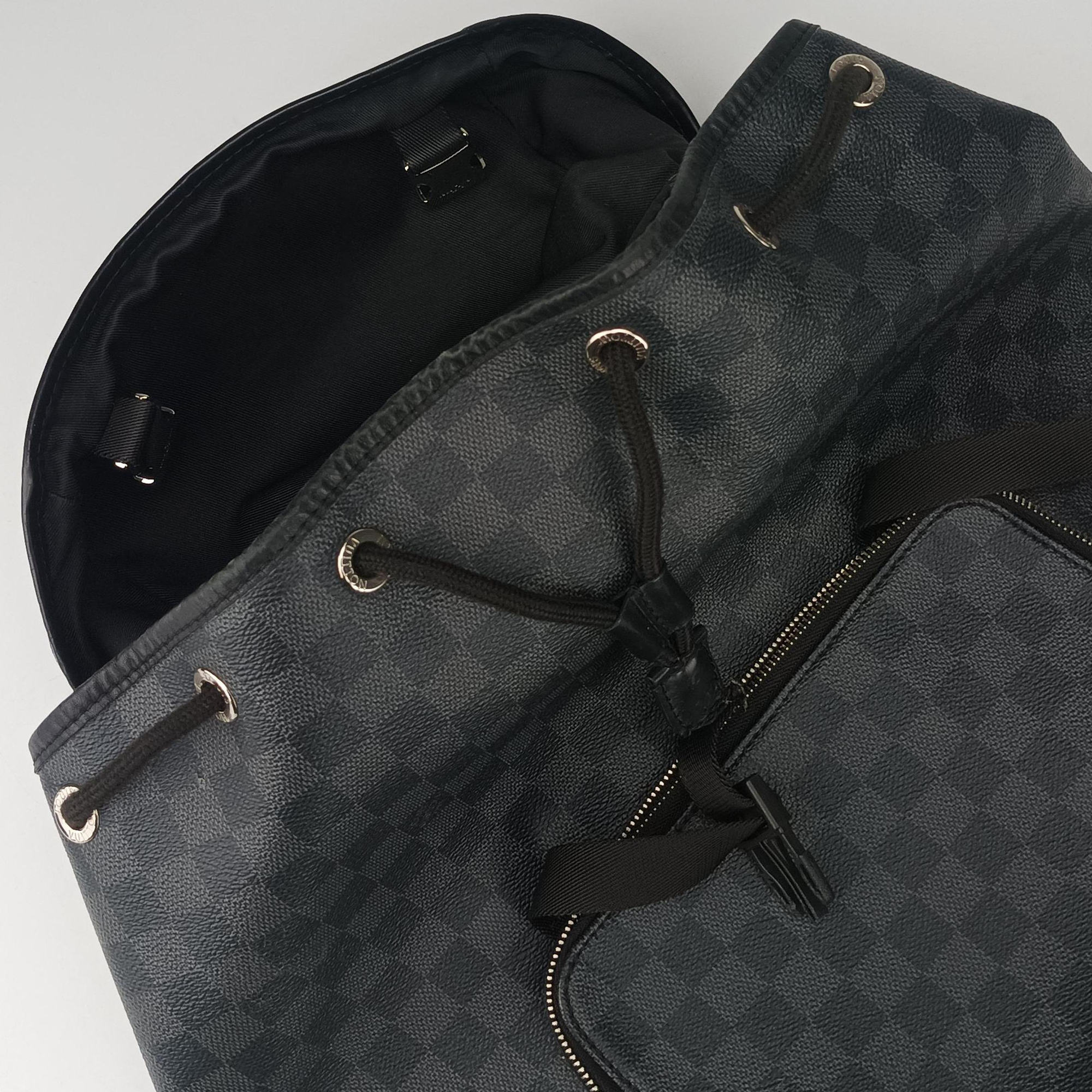 Vintage Louis Vuitton Zac Noir Damier Graphite N40005 backpack/rucksack | stylenewstar