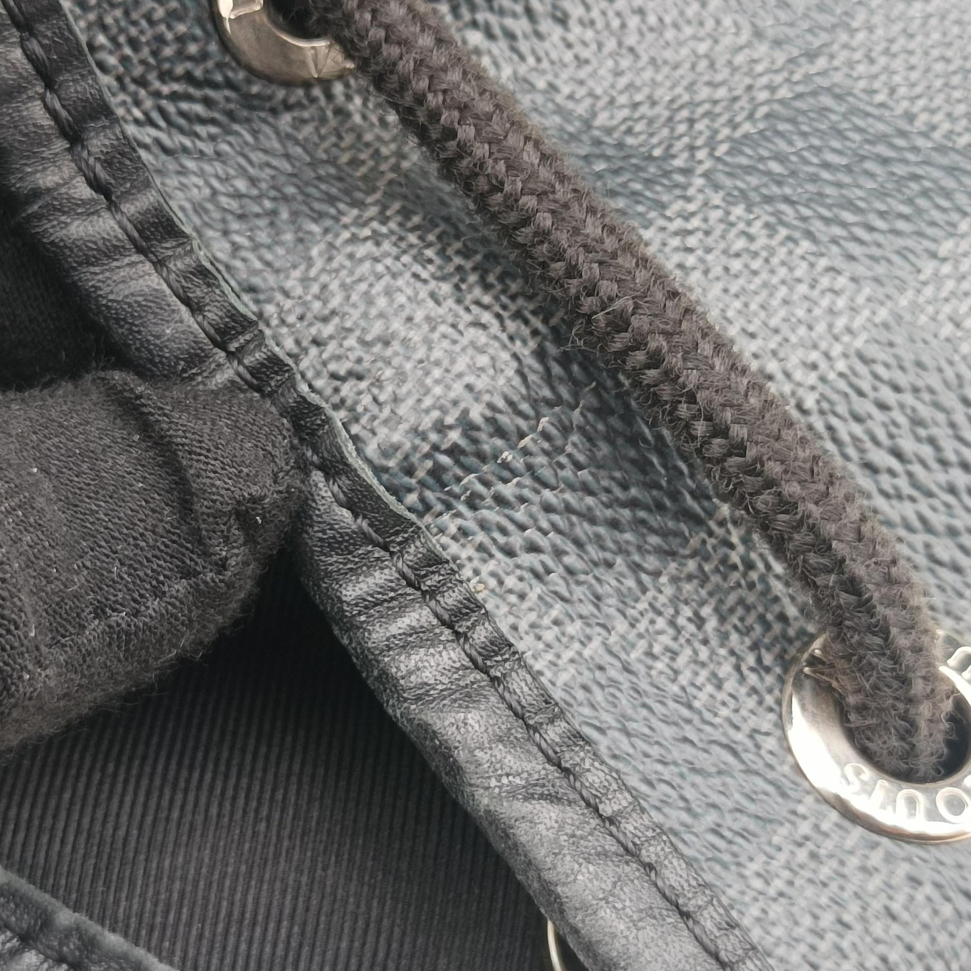 Vintage Louis Vuitton Zac Noir Damier Graphite N40005 backpack/rucksack | stylenewstar
