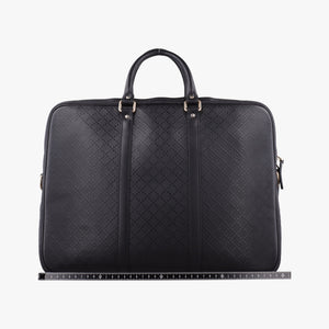 Pre-owned Gucci Diamante Black Leather 208463 shoulderbag | stylenewstar