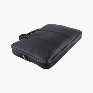 Pre-owned Gucci Diamante Black Leather 208463 shoulderbag | stylenewstar
