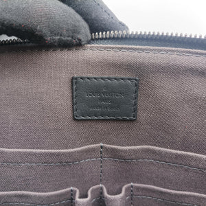 Pre-owned Louis Vuitton Porte Documents Jour Noir Damier Graphite N48224 handbag | stylenewstar