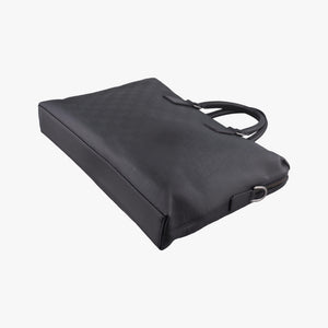 Pre-owned Louis Vuitton Porte Documents Jour Noir Damier Graphite N48224 handbag | stylenewstar