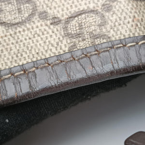 Pre-owned Gucci messenger Beige × brown GG canvas×Leather 222291 shoulderbag | stylenewstar