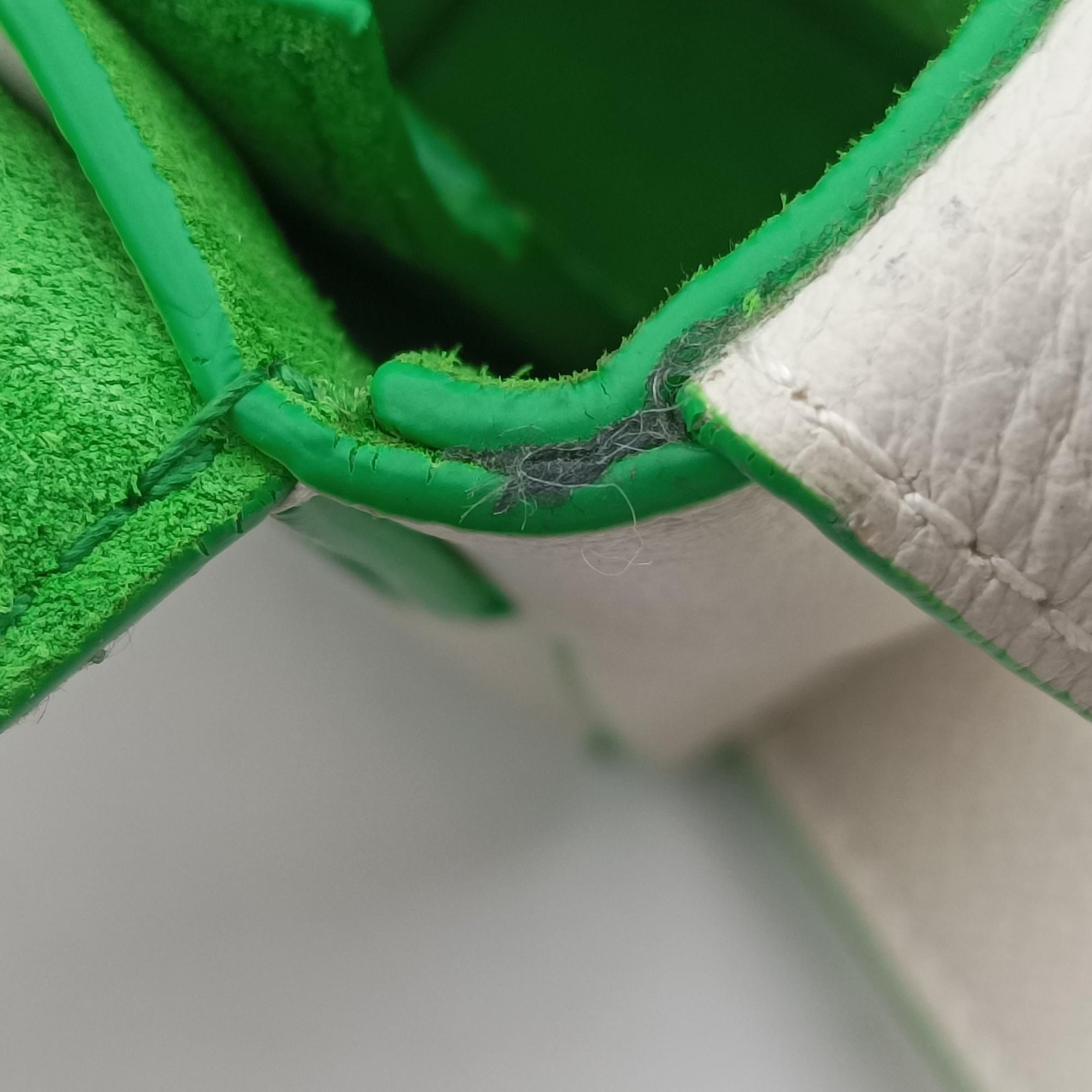 Vintage Bottega Veneta candy cassette White×green Leather  shoulderbag | stylenewstar