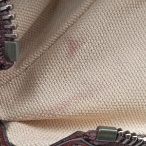 Pre-owned Burberry Beat Check Brown × Beige × Black Canvas × Leather  shoulderbag | stylenewstar