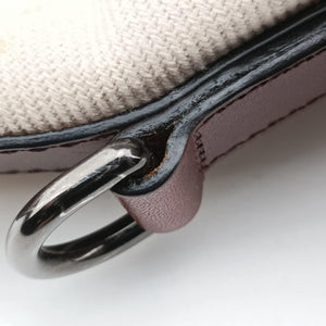 Pre-owned Burberry Beat Check Brown × Beige × Black Canvas × Leather  shoulderbag | stylenewstar