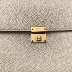 Pre-owned Hermes Clic 16 Nata Epsom Calfskin  shoulderbag | stylenewstar
