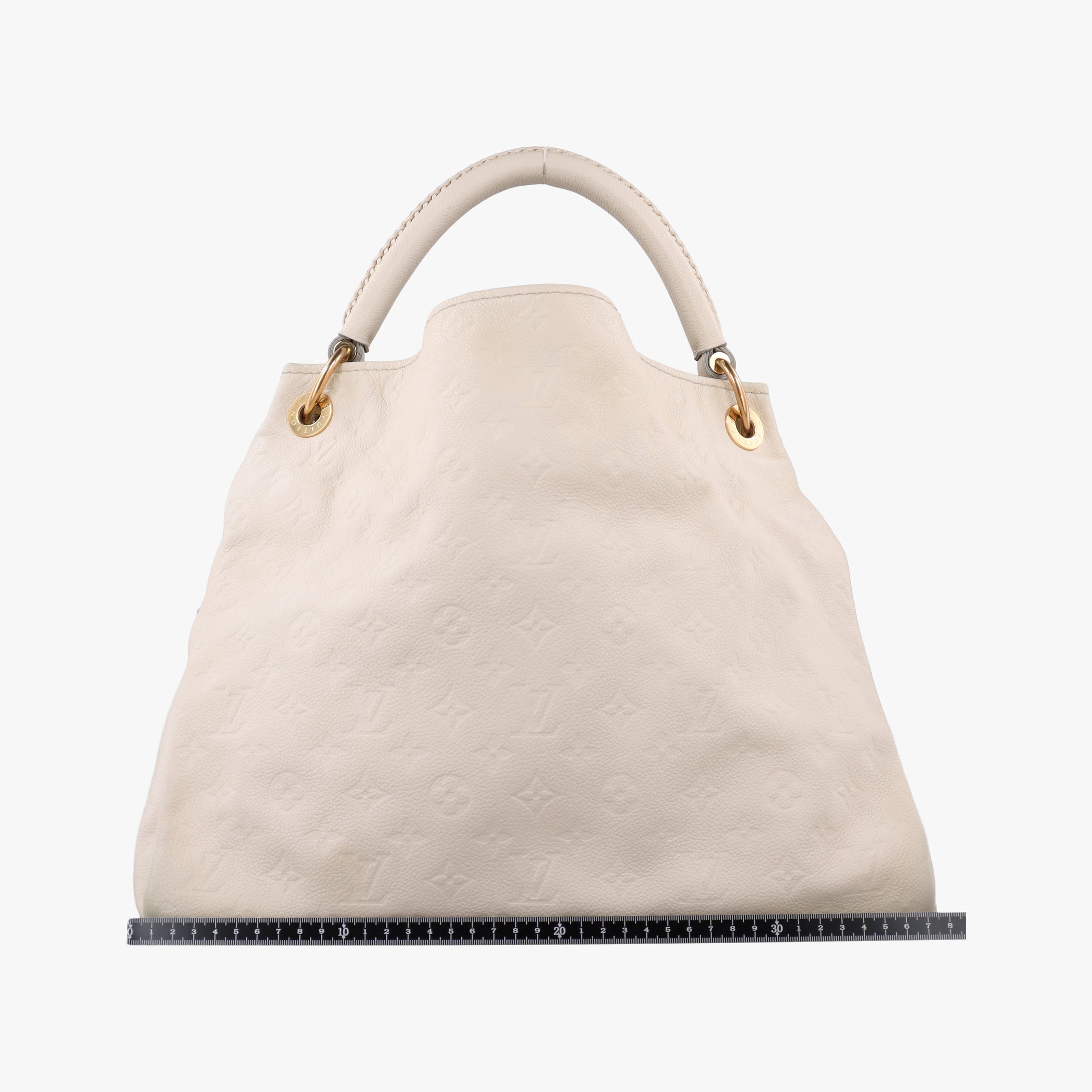 Pre-owned Louis Vuitton Artsy MM NEIGE Monogram Empreinte M93449 shoulderbag | stylenewstar