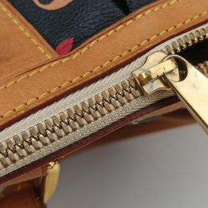 Pre-owned Louis Vuitton COURTNEY MM Noir Monogram Multicolor M45642 shoulderbag | stylenewstar