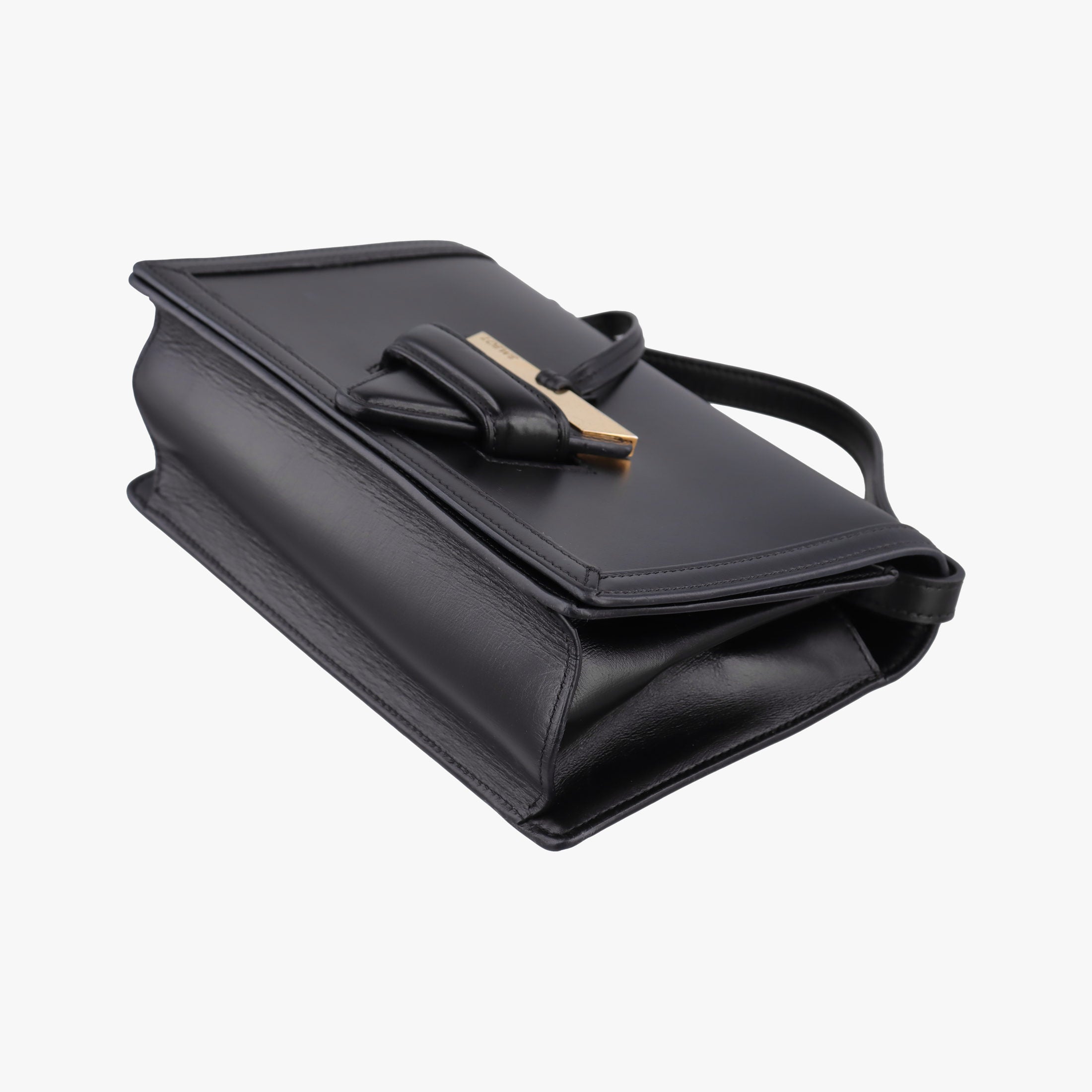 Secondhand Loewe Barcelona Black Leather  shoulderbag | stylenewstar