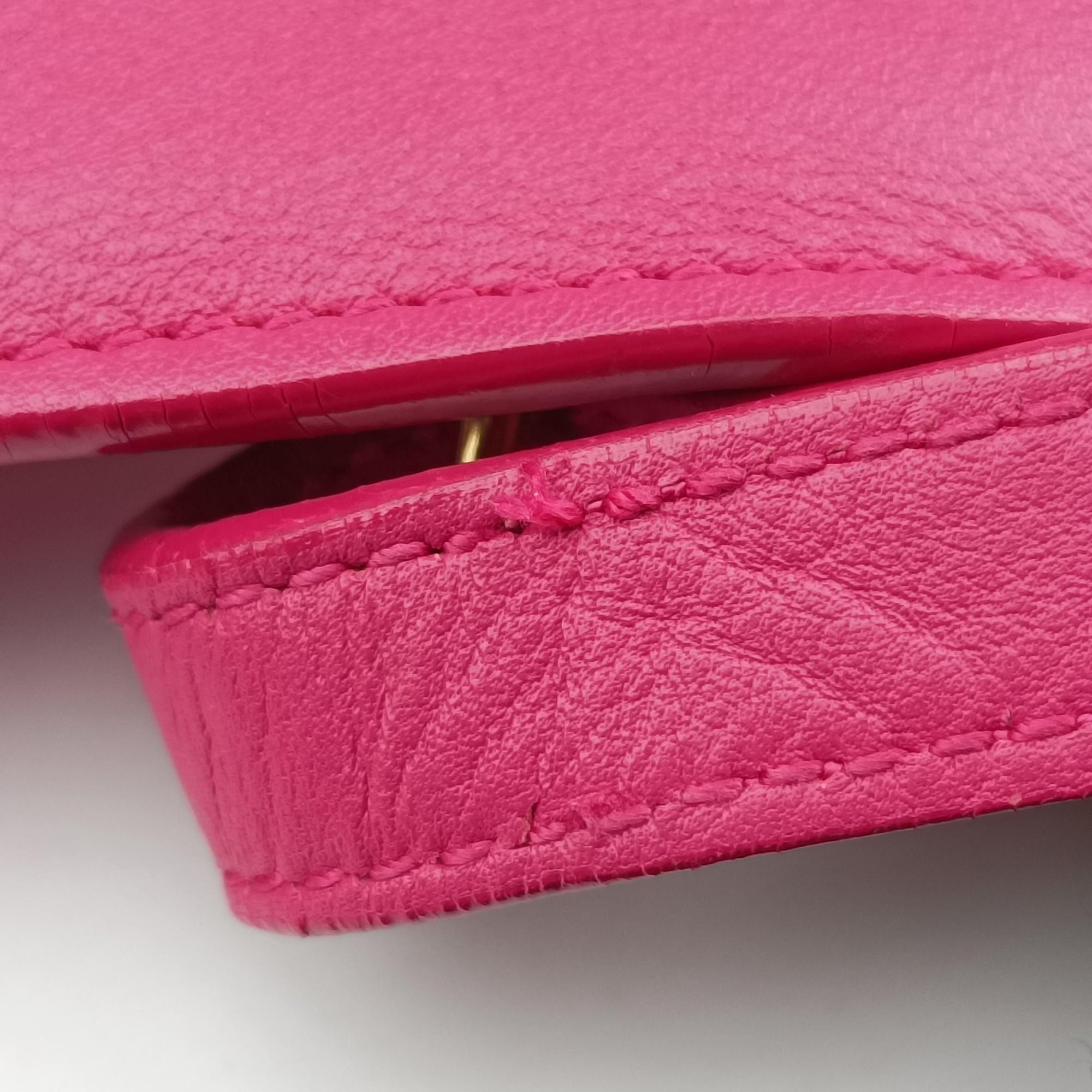 Secondhand Yves Saint Laurent Y Ligne Petit Cabas Rose Leather 311210 shoulderbag | stylenewstar