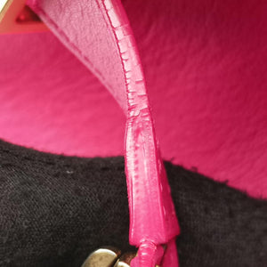 Secondhand Yves Saint Laurent Y Ligne Petit Cabas Rose Leather 311210 shoulderbag | stylenewstar
