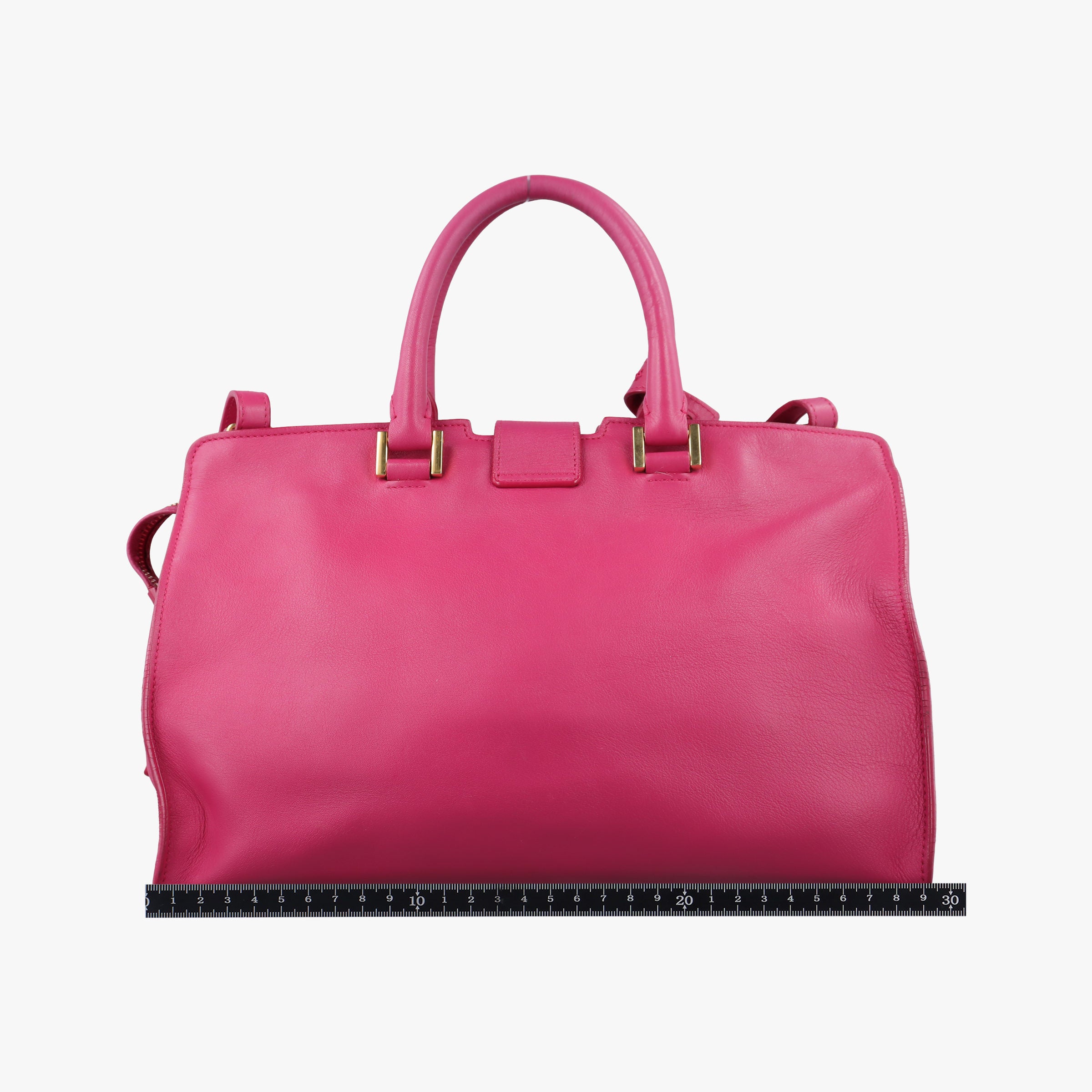 Secondhand Yves Saint Laurent Y Ligne Petit Cabas Rose Leather 311210 shoulderbag | stylenewstar