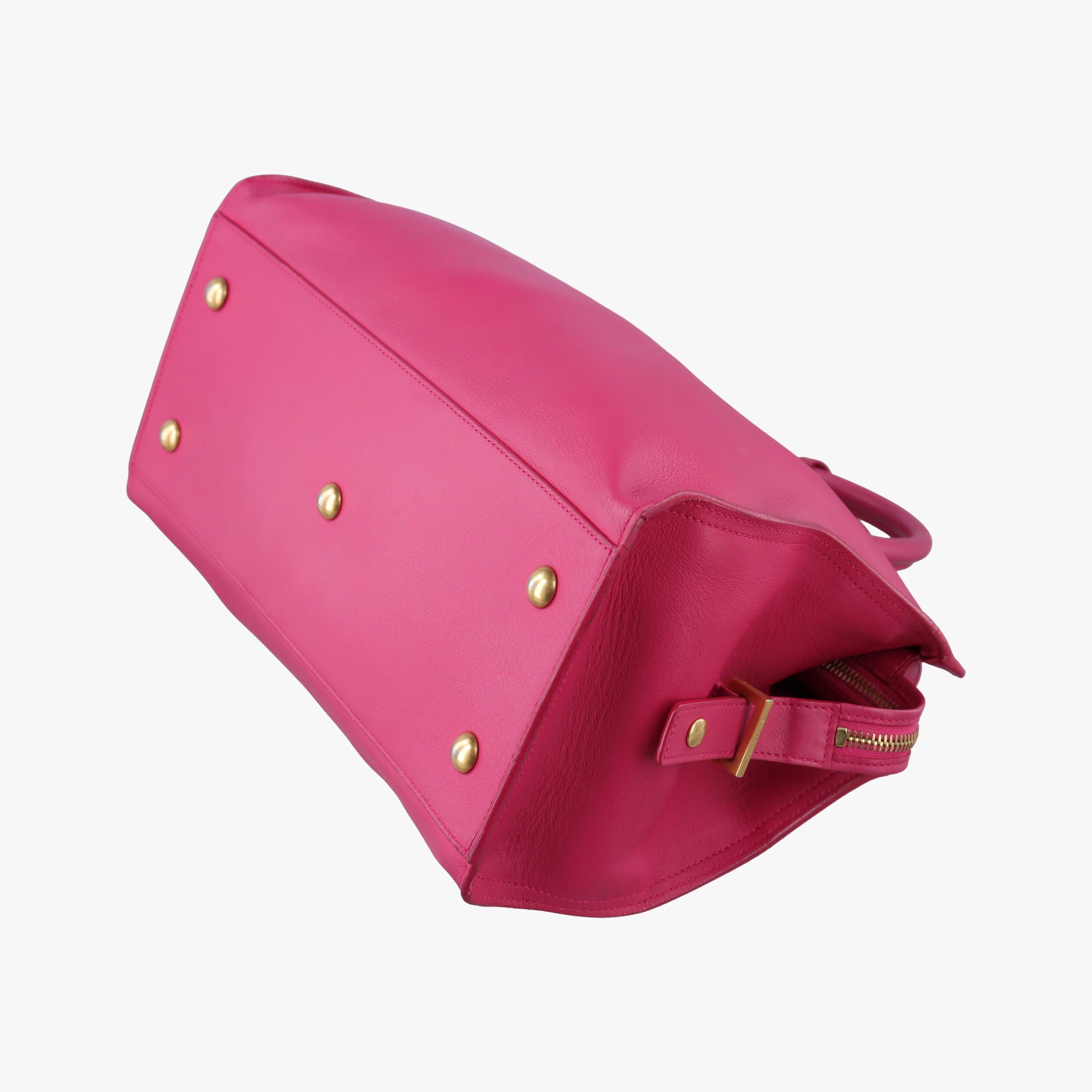 Secondhand Yves Saint Laurent Y Ligne Petit Cabas Rose Leather 311210 shoulderbag | stylenewstar