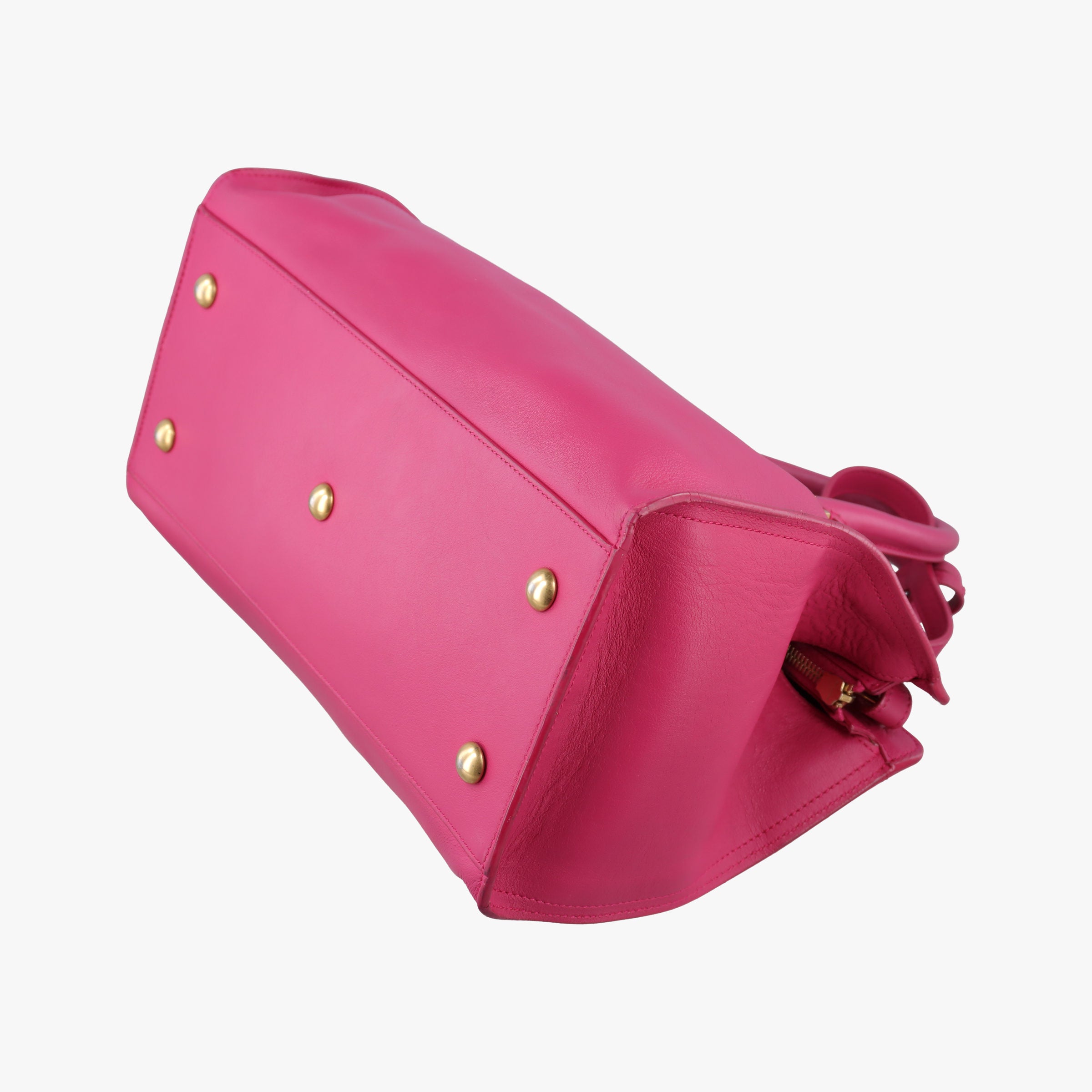Secondhand Yves Saint Laurent Y Ligne Petit Cabas Rose Leather 311210 shoulderbag | stylenewstar