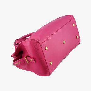 Secondhand Yves Saint Laurent Y Ligne Petit Cabas Rose Leather 311210 shoulderbag | stylenewstar