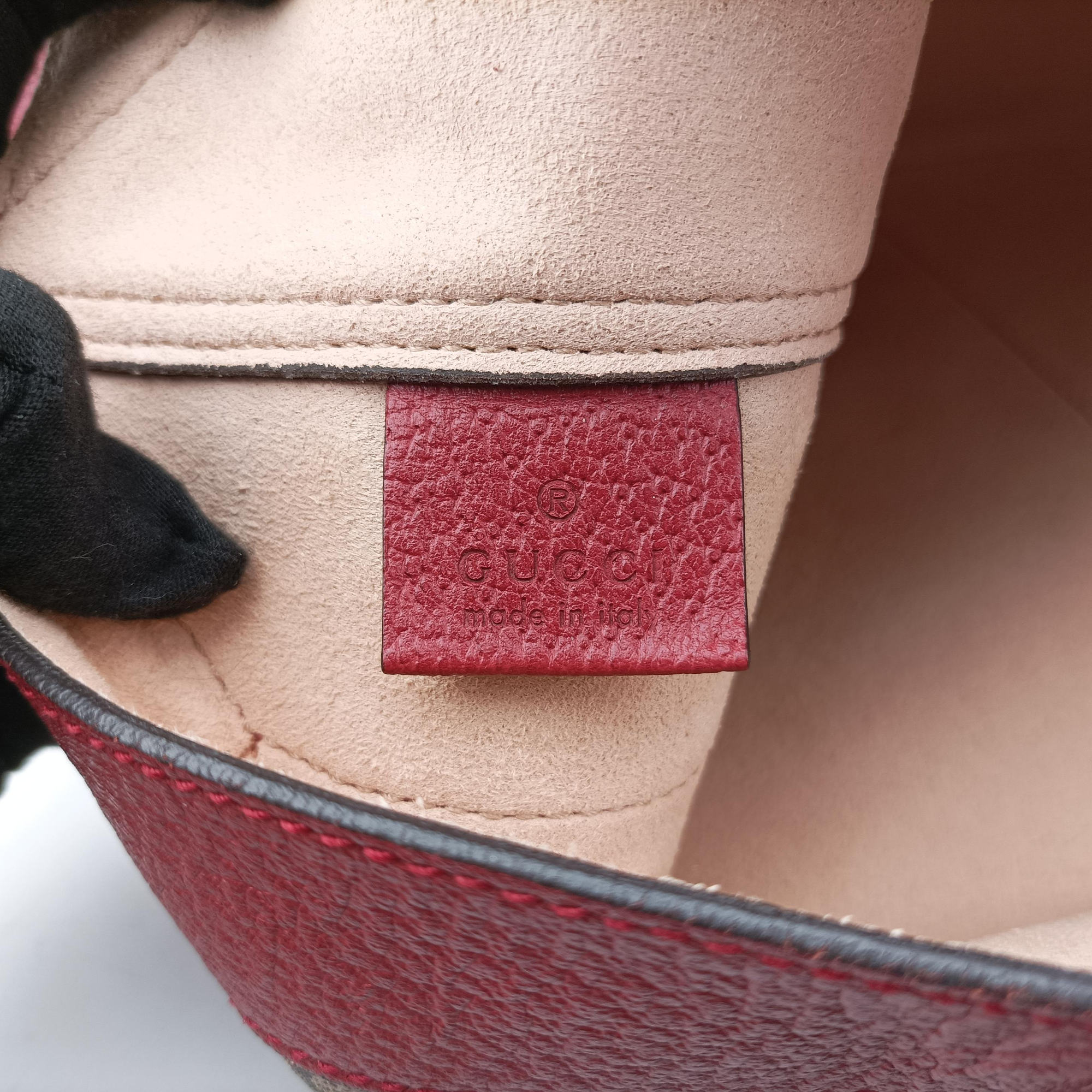 Secondhand Gucci Ophidia Multicolour PVC coated canvas×leather 547947 shoulderbag | stylenewstar