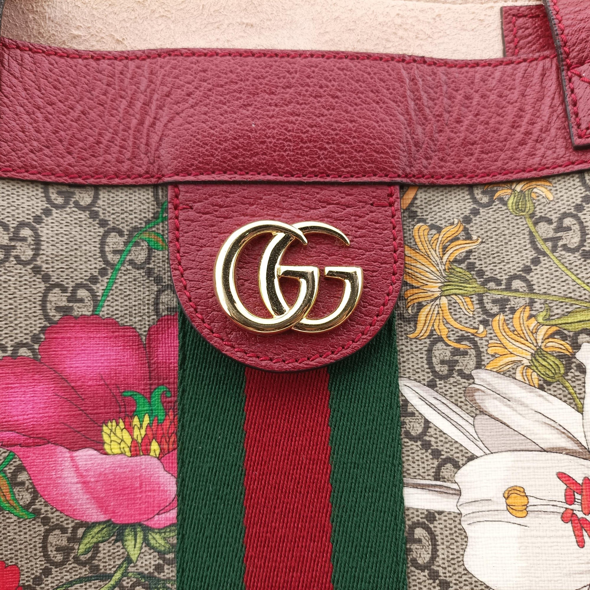 Secondhand Gucci Ophidia Multicolour PVC coated canvas×leather 547947 shoulderbag | stylenewstar