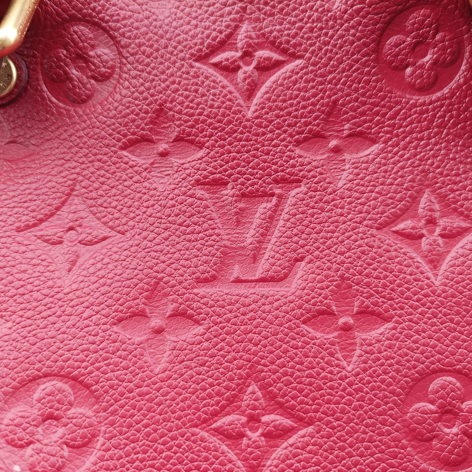 Secondhand Louis Vuitton Speedy Bandouliere 25 Aurore Monogram Empreinte M40764 handbag | stylenewstar