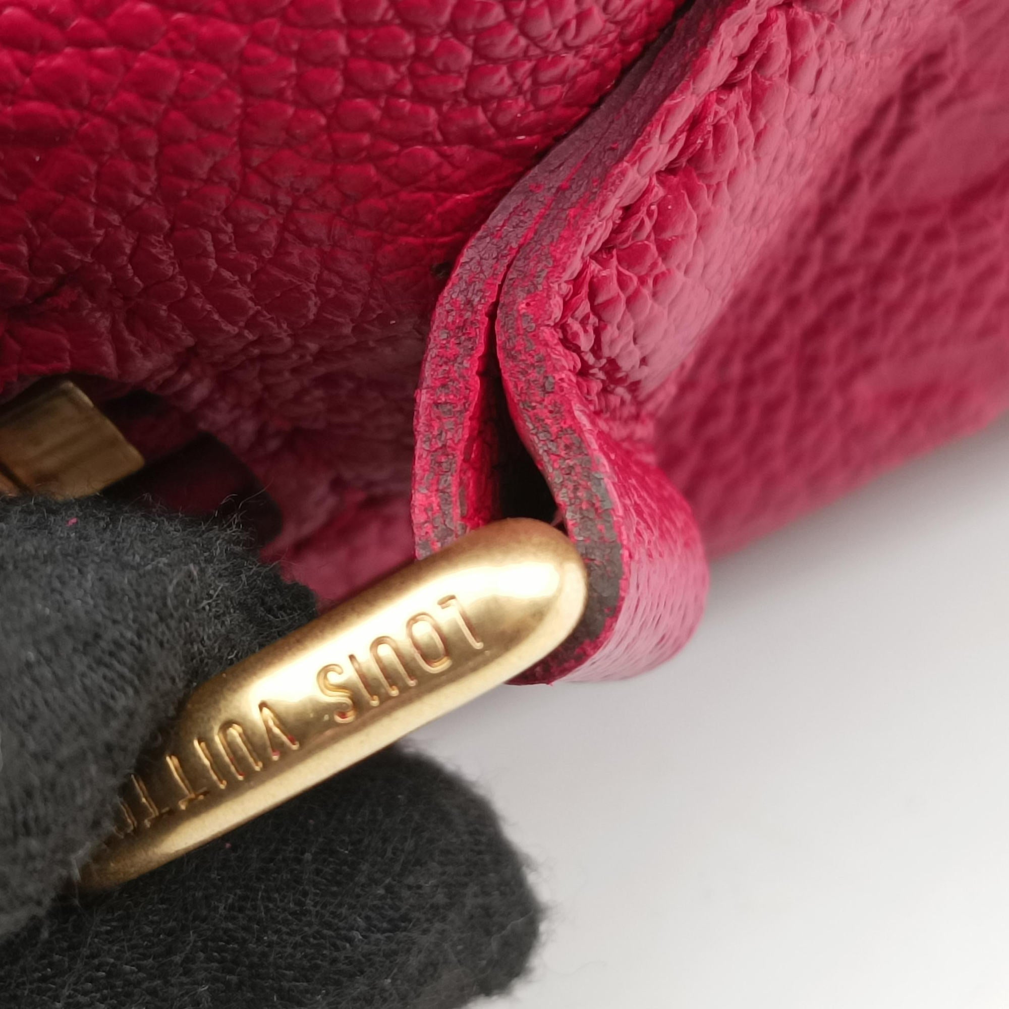 Secondhand Louis Vuitton Speedy Bandouliere 25 Aurore Monogram Empreinte M40764 handbag | stylenewstar