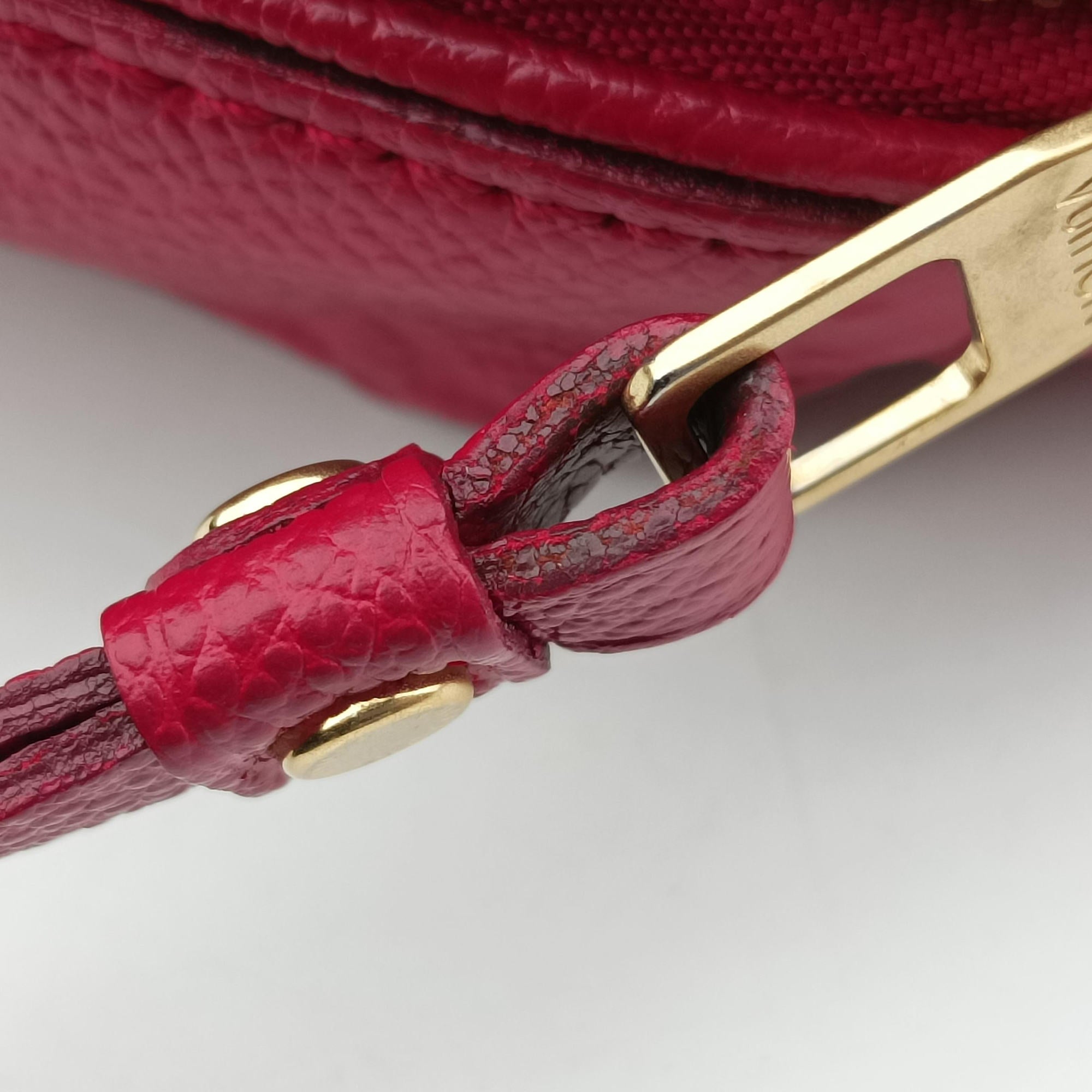 Secondhand Louis Vuitton Speedy Bandouliere 25 Aurore Monogram Empreinte M40764 handbag | stylenewstar
