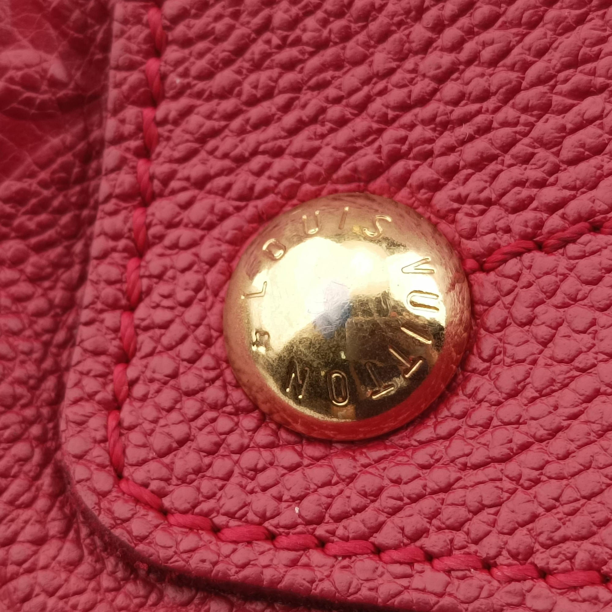 Secondhand Louis Vuitton Speedy Bandouliere 25 Aurore Monogram Empreinte M40764 handbag | stylenewstar