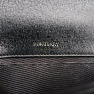 Secondhand Burberry TB structured Black × Brown Leather × Sequins  shoulderbag | stylenewstar