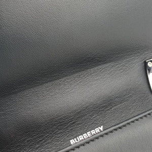 Secondhand Burberry TB structured Black × Brown Leather × Sequins  shoulderbag | stylenewstar