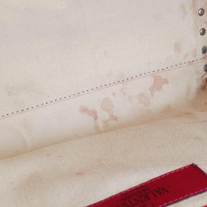Secondhand Valentino Rockstud Red Patent Leather  shoulderbag | stylenewstar