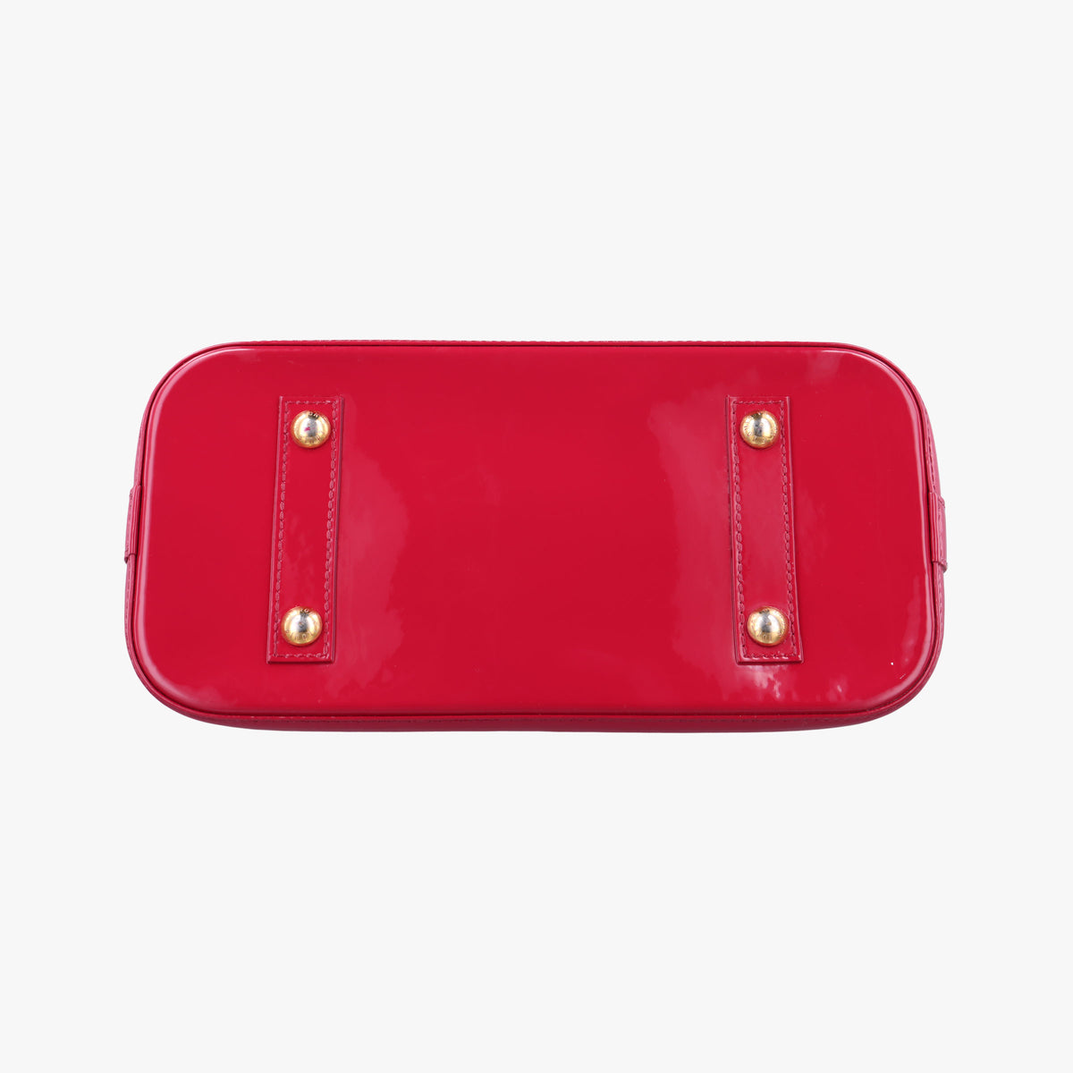 Pre-owned Louis Vuitton Alma PM pomme d'amour Vernis M90096 handbag | stylenewstar