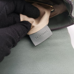 Pre-owned Chloe FAYE mini Blue Suede × leather  backpack/rucksack | stylenewstar