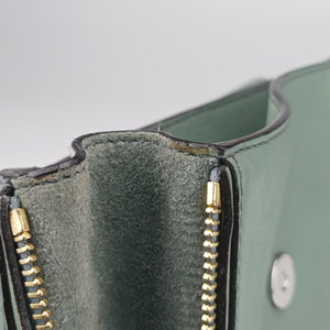 Pre-owned Chloe FAYE mini Blue Suede × leather  backpack/rucksack | stylenewstar