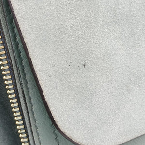 Pre-owned Chloe FAYE mini Blue Suede × leather  backpack/rucksack | stylenewstar