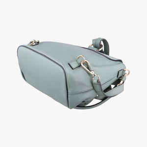 Pre-owned Chloe FAYE mini Blue Suede × leather  backpack/rucksack | stylenewstar