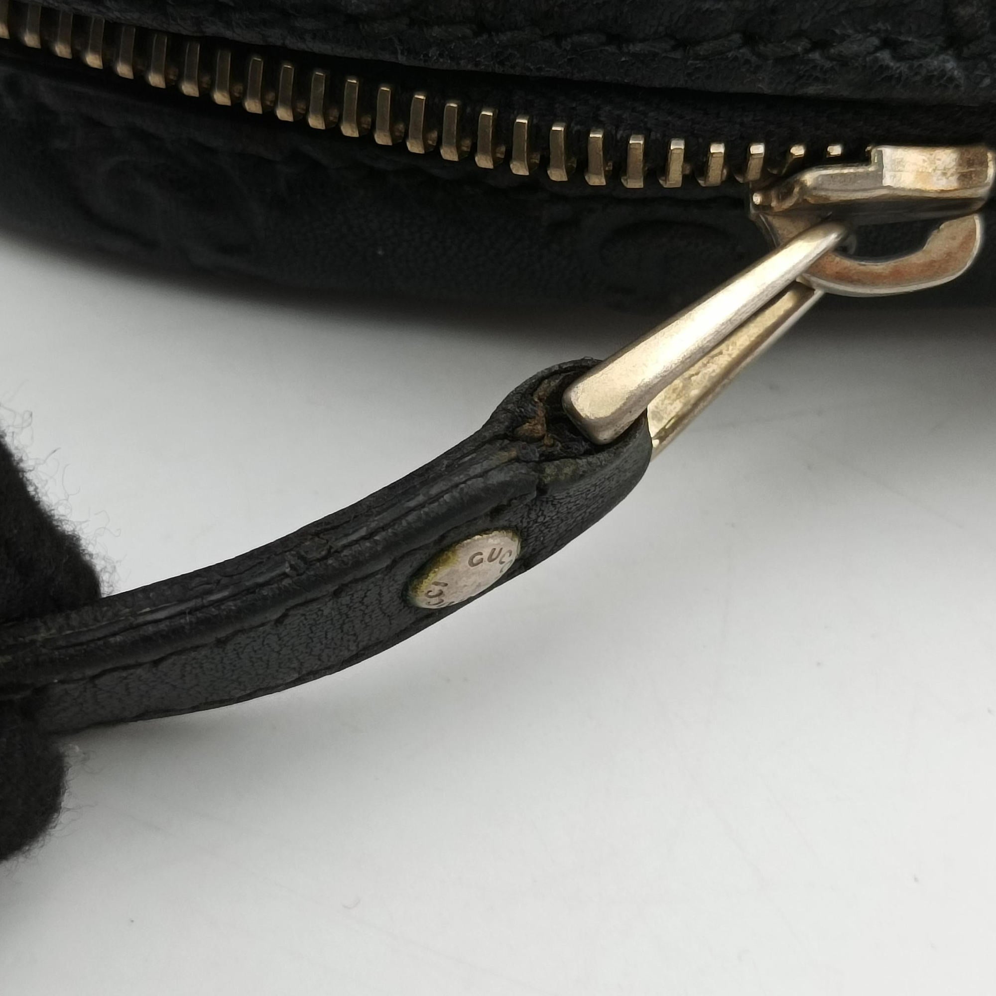 Pre-owned Gucci GG plus GG Supreme Briefcase Brown leather 201480 handbag | stylenewstar