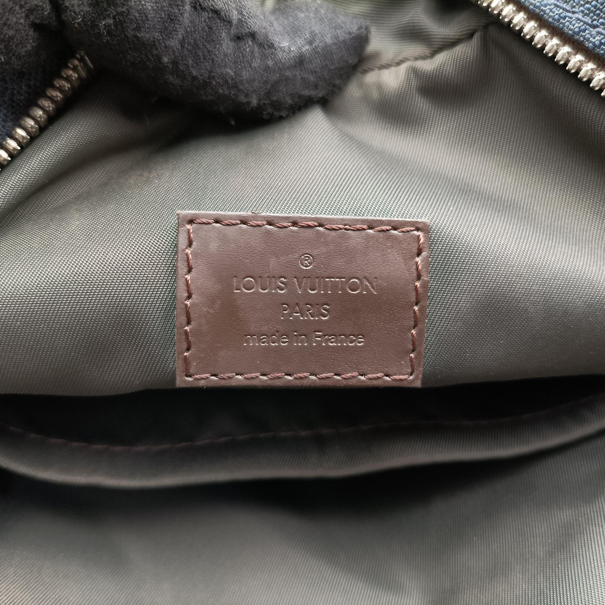 Secondhand Louis Vuitton Citadin NM Blue Ocean x Brown Damier Geant N41437 shoulderbag | stylenewstar