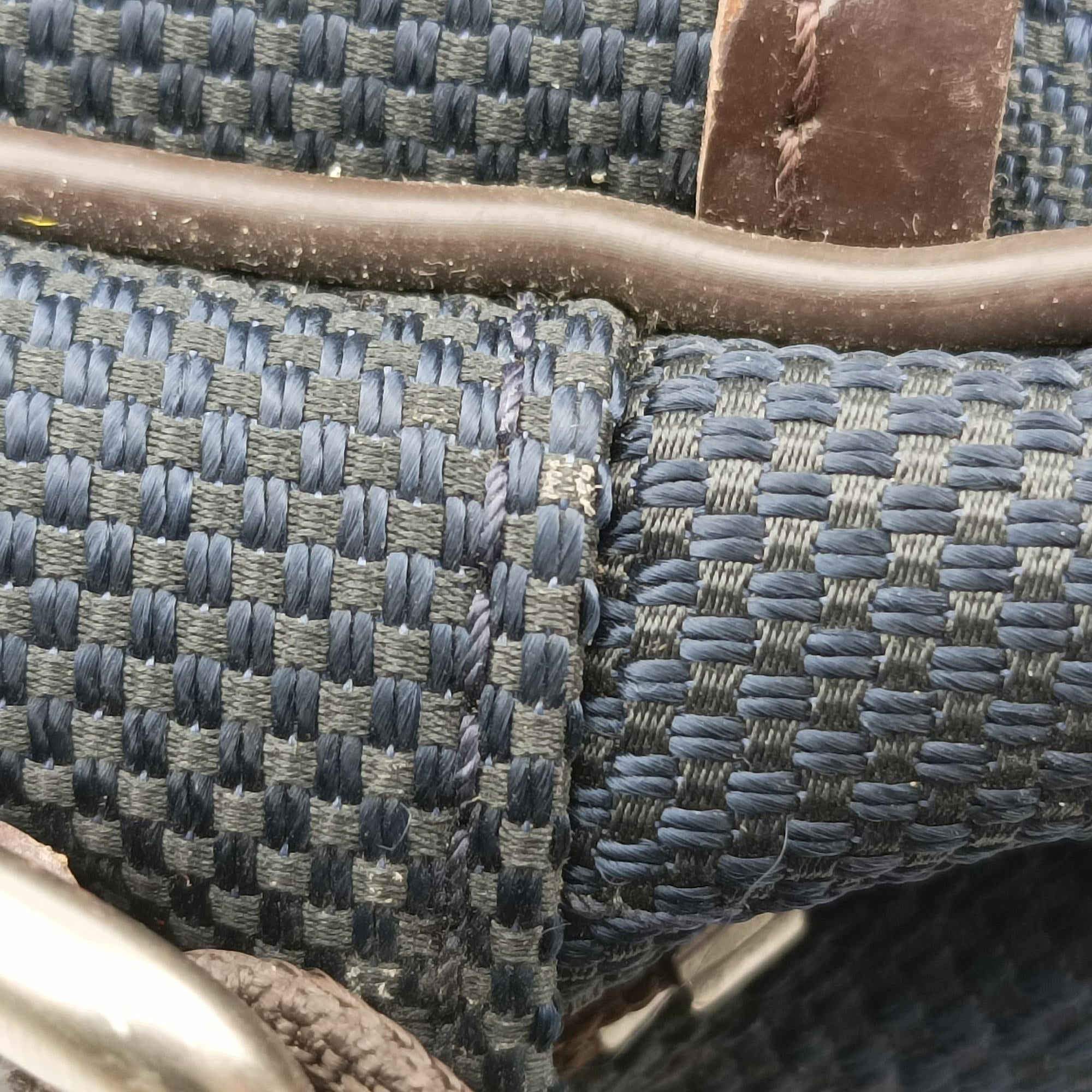 Secondhand Louis Vuitton Citadin NM Blue Ocean x Brown Damier Geant N41437 shoulderbag | stylenewstar