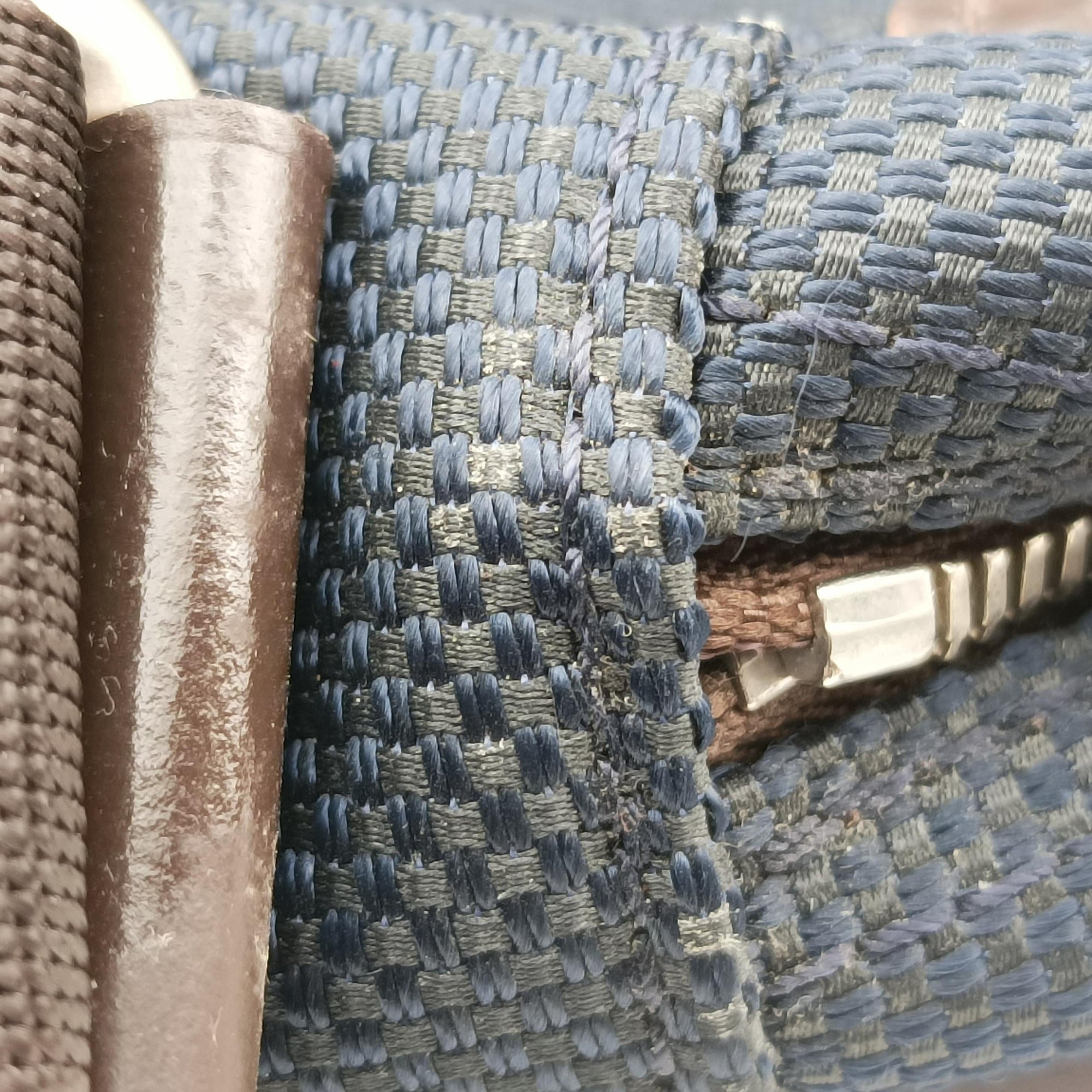 Secondhand Louis Vuitton Citadin NM Blue Ocean x Brown Damier Geant N41437 shoulderbag | stylenewstar