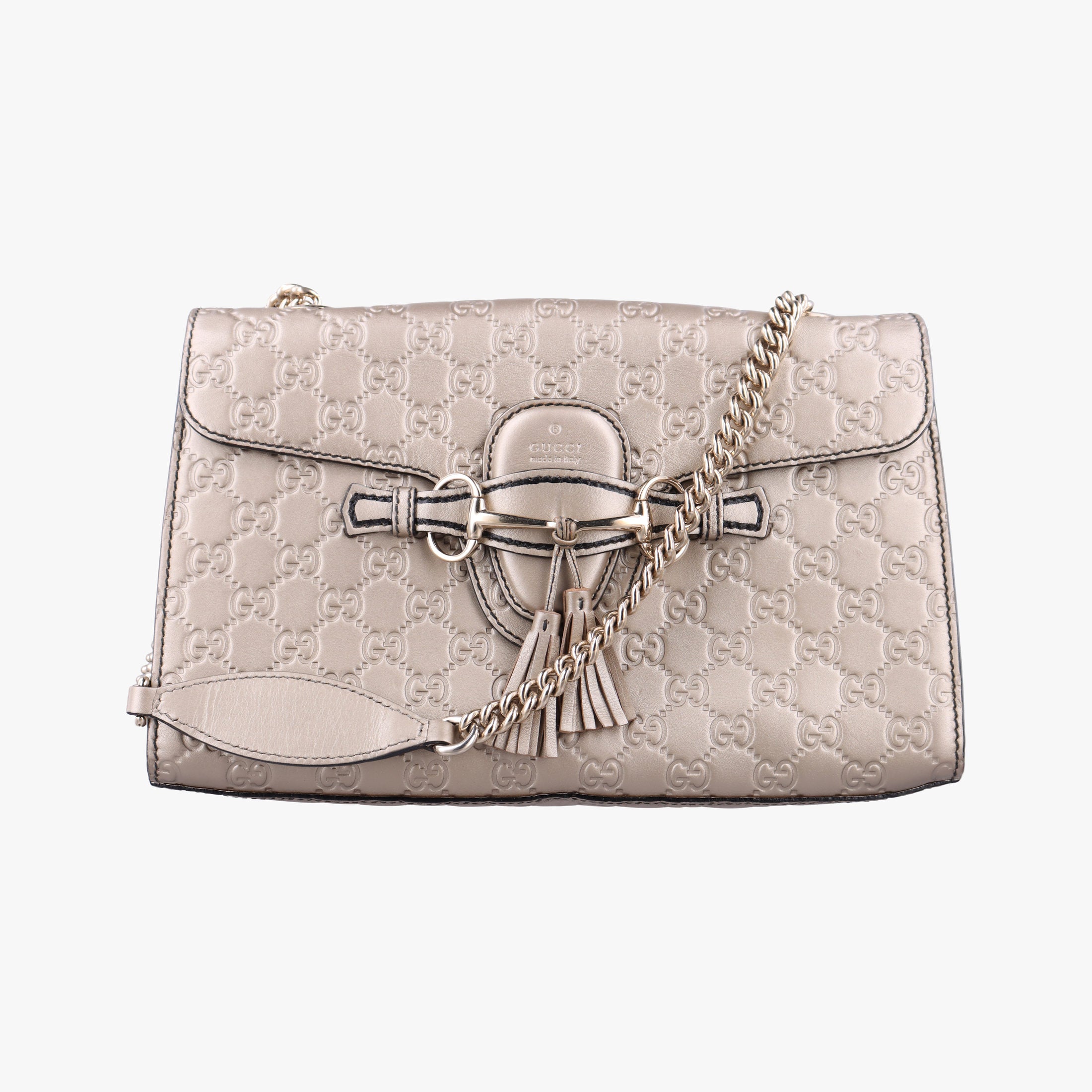 Vintage Gucci Emily Golden Leather 295402 shoulderbag | stylenewstar
