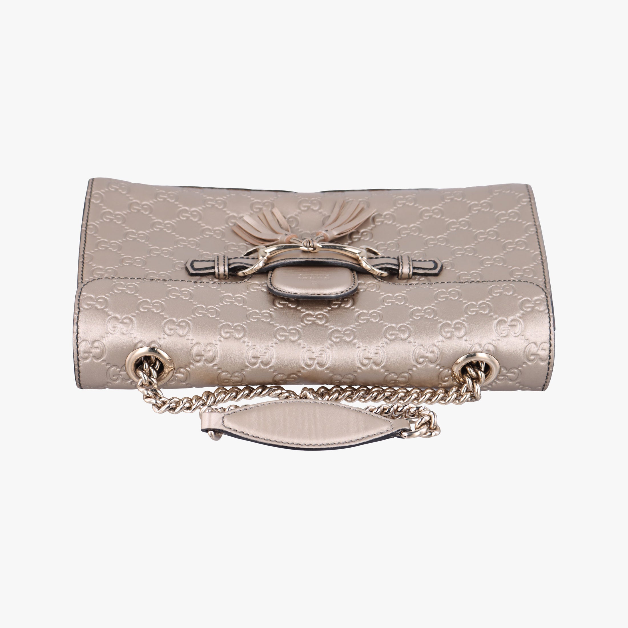 Vintage Gucci Emily Golden Leather 295402 shoulderbag | stylenewstar