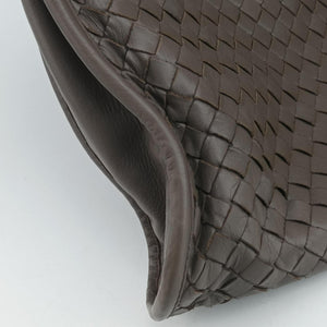 Vintage Bottega Veneta Intrecciato Brown lambskin  handbag | stylenewstar