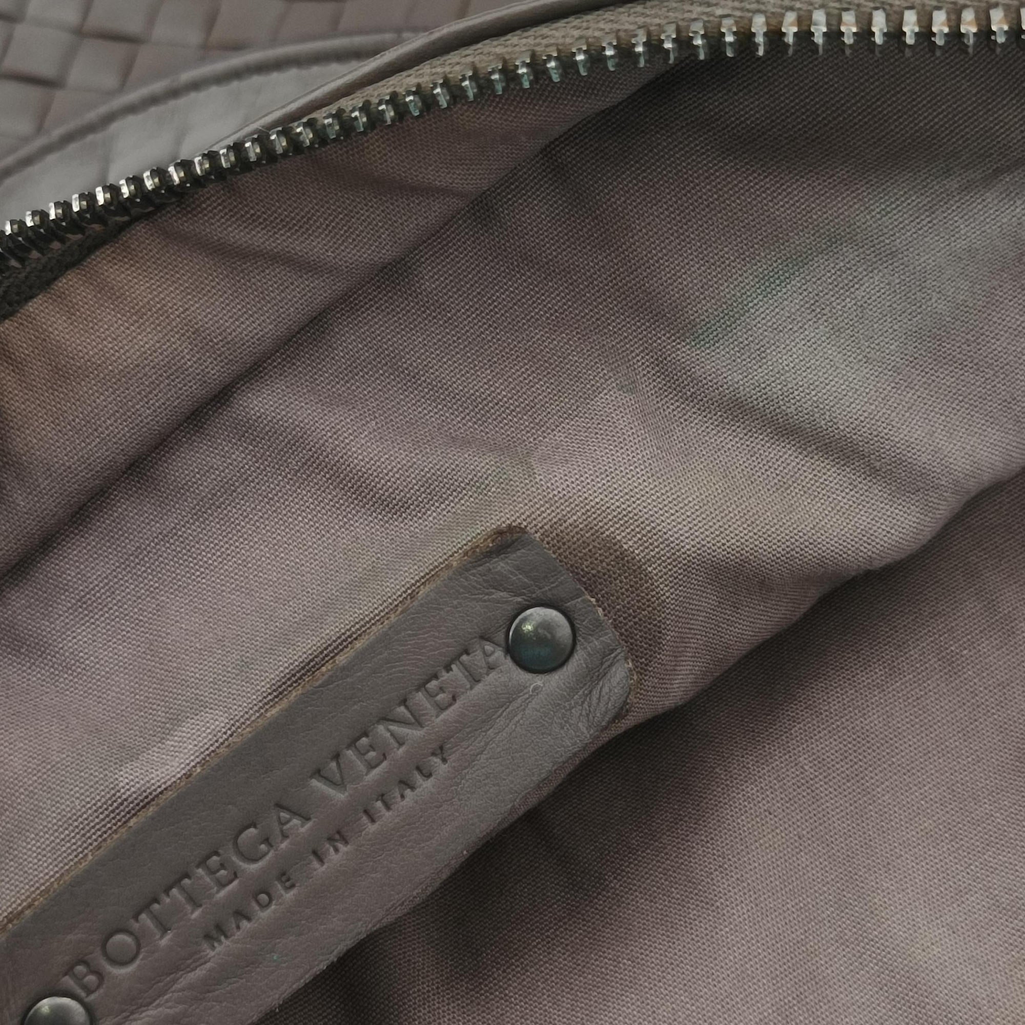 Vintage Bottega Veneta Intrecciato Brown lambskin  handbag | stylenewstar