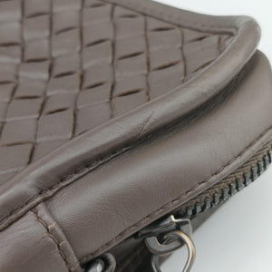 Vintage Bottega Veneta Intrecciato Brown lambskin  handbag | stylenewstar