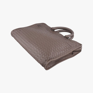 Vintage Bottega Veneta Intrecciato Brown lambskin  handbag | stylenewstar