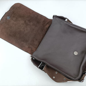 Pre-owned Christian Dior Street Chic Brown Leather  shoulderbag | stylenewstar