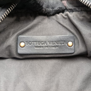 Pre-owned Bottega Veneta Intrecciato Black lambskin  shoulderbag | stylenewstar